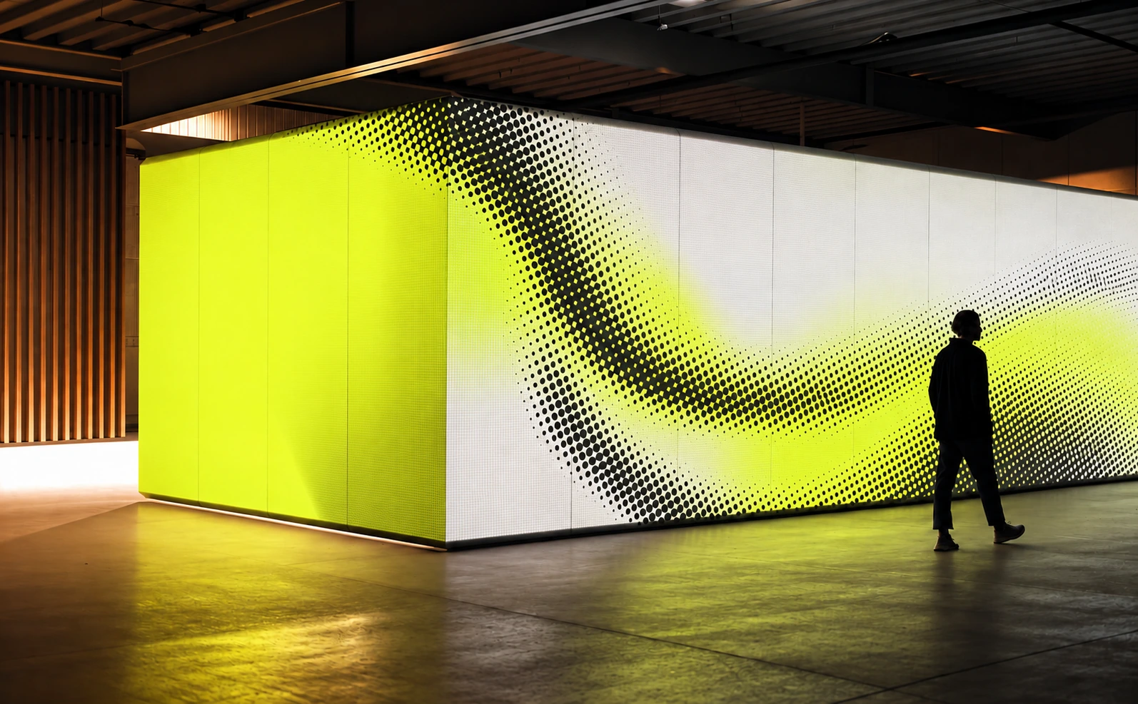 Editorial Castly installation in an exhibition venue
